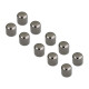 GOTOH DOME KNOB COSMO BLACK 18MM DIA-18MM HAUT (BULK 10PCS)