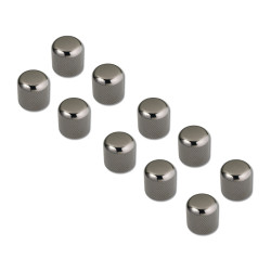 GOTOH DOME KNOB COSMO BLACK 18MM DIA-18MM HAUT (BULK 10PCS)