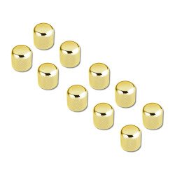 GOTOH DOME KNOB GOLD 18MM DIA (BULK PACK 10PCS)