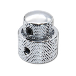 DOUBLE BOUTON DOME MÉTRIQUE CHROME