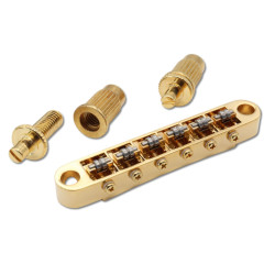 TUNE-O-MATIC ROLLER BRIDGE METRIC STUDS M8 GOLD