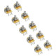 CTS® POTENTIOMÈTRE FILETAGE COURT AXE LISSE 6.35mm 250K AUDIO (Vrac 10pcs)