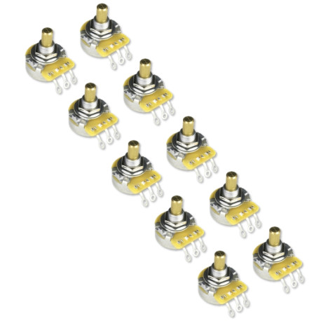 CTS POT USA 250K AUDIO AXE LISSE (BULK PACK 10PCS)