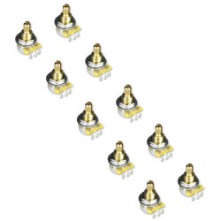 CTS 250K MINI POT  AUDIO SPLIT SHAFT (BULK PACK 10PCS)