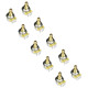 CTS 500K MINI POT  AUDIO SPLIT SHAFT (BULK PACK 10PCS)