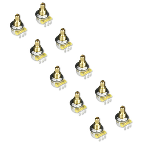 CTS 500K MINI POT  AUDIO SPLIT SHAFT (BULK PACK 10PCS)