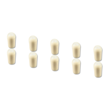 BOUTONS DE SÉLECTEUR TYPE TOGGLE MÉTRIQUES M4 CRÈME (Vrac 10pcs)