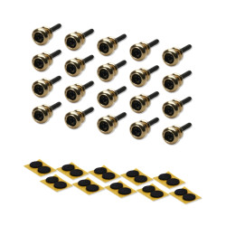 GOLDO STRAP BUTTON GOLD (20 BULK)