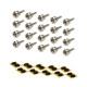 GOLDO STRAP BUTTON NICKEL (20 BULK)