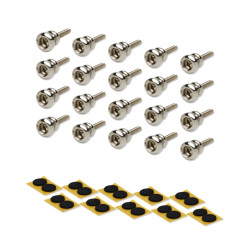 GOLDO STRAP BUTTON NICKEL (20 BULK)