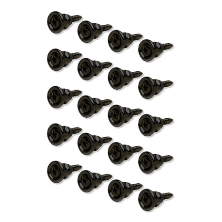 GOTOH GIBSON* STYLE STRAP BUTTON BLACK (20 BULK)