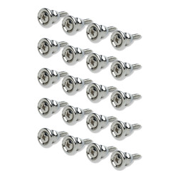 GOTOH® ATTACHES COURROIES EP-B1 TYPE GIBSON® CHROME (Vrac 20pcs)