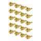 GOTOH GIBSON* STYLE STRAP BUTTON GOLD (20 BULK)