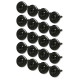 GOTOH ATTACHE COURROIE LARGE 17mm COSMO BK (BULK PACK 20PCS)