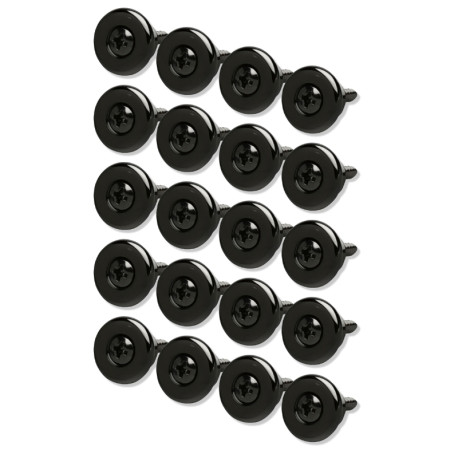 GOTOH ATTACHE COURROIE LARGE 17mm COSMO BK (BULK PACK 20PCS)