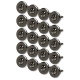 GOTOH LARGE 17MM COSMO BLACK (20 BULK)