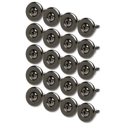 GOTOH LARGE 17MM COSMO BLACK (20 BULK)