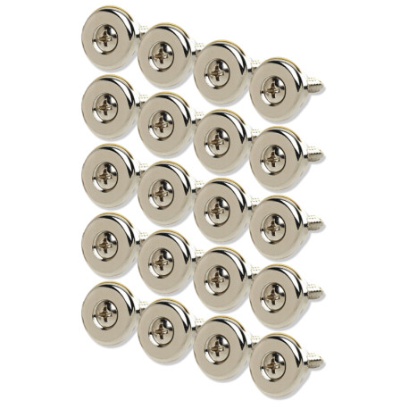 GOTOH LARGE 17MM NICKEL (20 BULK)