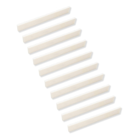 SILLET DE CHEVALET OS BRUT HAUTE DENSITÉ 82.5 x 11.9 x 2.4mm (Vrac 10pcs)