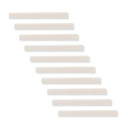 PLASTIC SADDLE FOR CLASSICAL GUITAR WHITE (80 x 8.5-9.5 x 2.6mm)