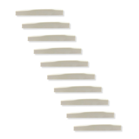 NUBONE SADDLE MARTIN* STYLE COMPENSATED (LUTHIER PACK 10PCS)
