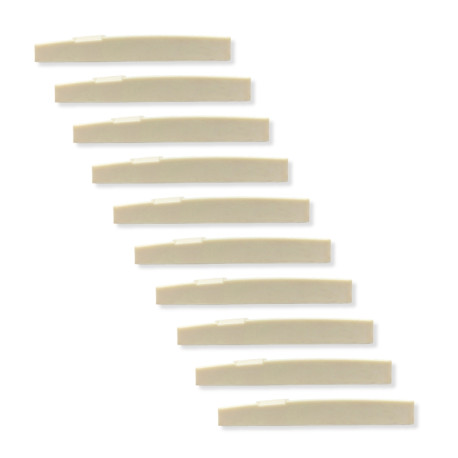 NUBONE ACOUSTIC SADDLE COMPENSATED 1/8 (LUTHIER PACK 10PCS)