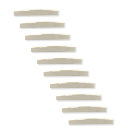 NUBONE ACOUSTIC SADDLE COMP.  11x 73x 3.25  (LUTHIER PACK 10PCS)