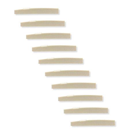 TUSQ SADDLE TAYLOR* COMPENSATED (LUTHIER PACK 10PCS)
