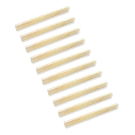 BONE SADDLE BLANK UNBLEACHED 105 x 12 x 3.2mm (Bulk 10pcs)