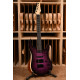 MARCEAU GUITARS® FASCINANTE TABLE ET MANCHE FLAMMÉS TOUCHE ÉBÈNE PURPLE BURST
