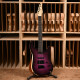 MARCEAU GUITARS® FASCINANTE TABLE ET MANCHE FLAMMÉS TOUCHE ÉBÈNE PURPLE BURST