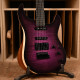 MARCEAU GUITARS® FASCINANTE TABLE ET MANCHE FLAMMÉS TOUCHE ÉBÈNE PURPLE BURST