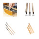 G&W PALETTE BOIS POUR POLISSAGE DES FRETTES SMALL (RAINURE 2.3mm)