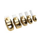 G&W LOT DE 5 RABOTS EN LAITON/ACIER