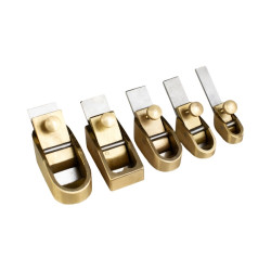 G&W LOT DE 5 RABOTS EN LAITON/ACIER