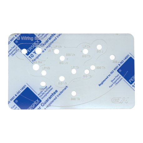 G&W SUPPORT DE CÂBLAGE TYPE G