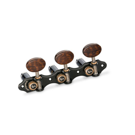 ! DEALS ! SCHALLER® GRANDTUNE® CLASSIC ROULEMENTS 3+3 BOUTON AMOURETTE 1:18 NOIR