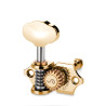 ! DEALS ! SCHALLER® MÉCANIQUES GRANDTUNE® 3+3 BOUTON BUTTERBEAN 1:18 DORÉ