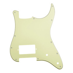 ! DEALS ! HOSCO® PLAQUE DE PROTECTION TYPE STRAT® 1 HUMB 11 TROUS 3 PLIS MINT