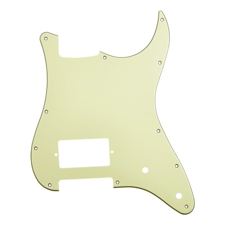 ! DEALS ! HOSCO® PLAQUE DE PROTECTION TYPE STRAT® 1 HUMB 11 TROUS 3 PLIS MINT