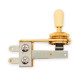 CENTRALAB® 3 POSITION RIGHT ANGLE TOGGLE SWITCH GOLD