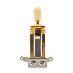 CENTRALAB® SÉLECTEUR TOGGLE 3 POSITIONS LONG DORÉ