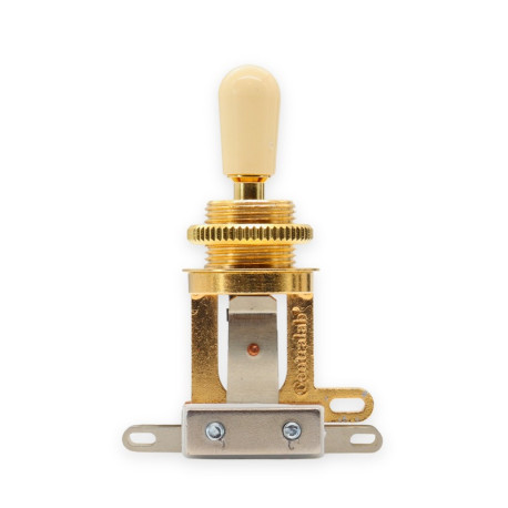 CENTRALAB® SÉLECTEUR TOGGLE 3 POSITIONS COURT DORÉ