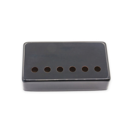 PICKUP COVER FOR HUMBUCKER BRASS 49.2mm STRING SPACING BLACK
