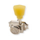DER JUNG® MÉCANIQUES BLOCABLES STYLE LES PAUL® VINTAGE 3+3 BOUTONS TULIPE NICKEL