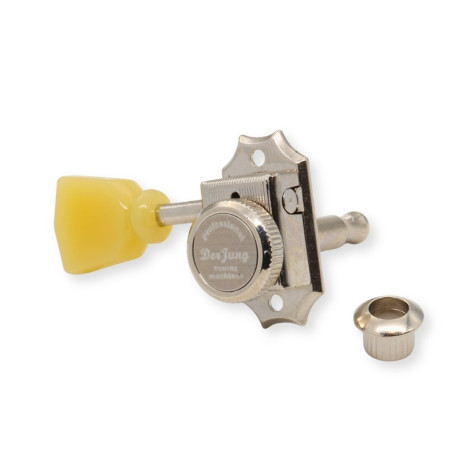 DER JUNG® MÉCANIQUES BLOCABLES STYLE LES PAUL® VINTAGE 3+3 BOUTONS TULIPE NICKEL