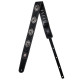 RICHTER® MOTÖRHEAD CONCHO GUITAR STRAP BLACK / OLD SILVER