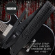 RICHTER® PAUL LANDERS RAMMSTEIN GUITAR STRAP BLACK