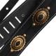 RICHTER® MOTÖRHEAD CONCHO GUITAR STRAP BLACK / OLD BRASS