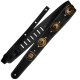 RICHTER® MOTÖRHEAD CONCHO GUITAR STRAP BLACK / OLD BRASS